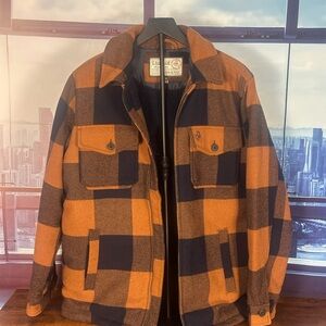 Legendary Whitetails Men's Plaid Jacket - Orange and Black